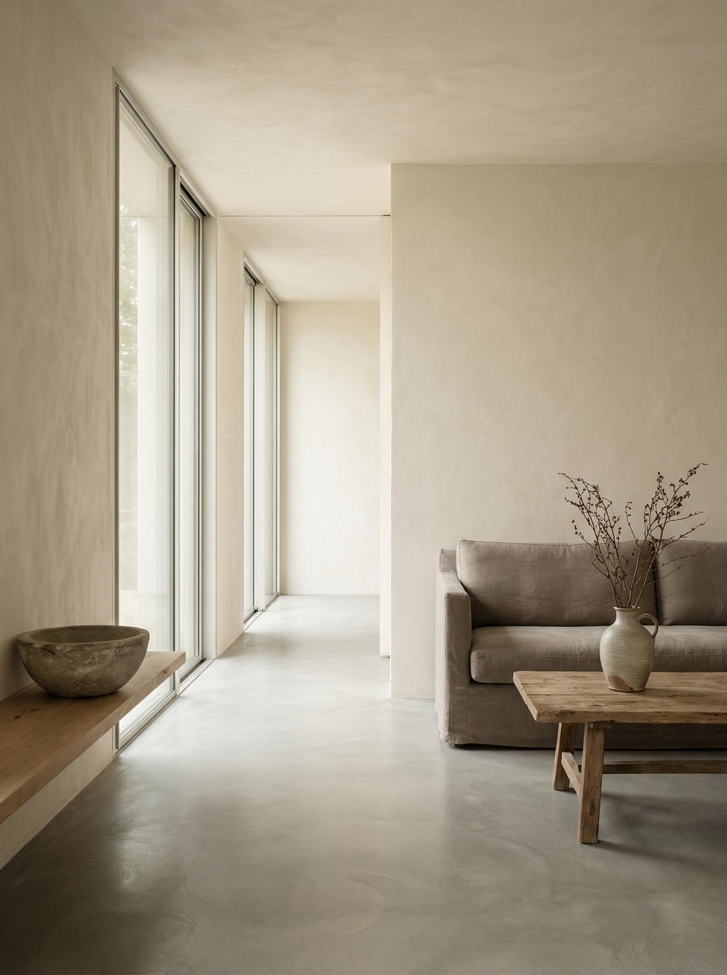 Minimalist architectural interior